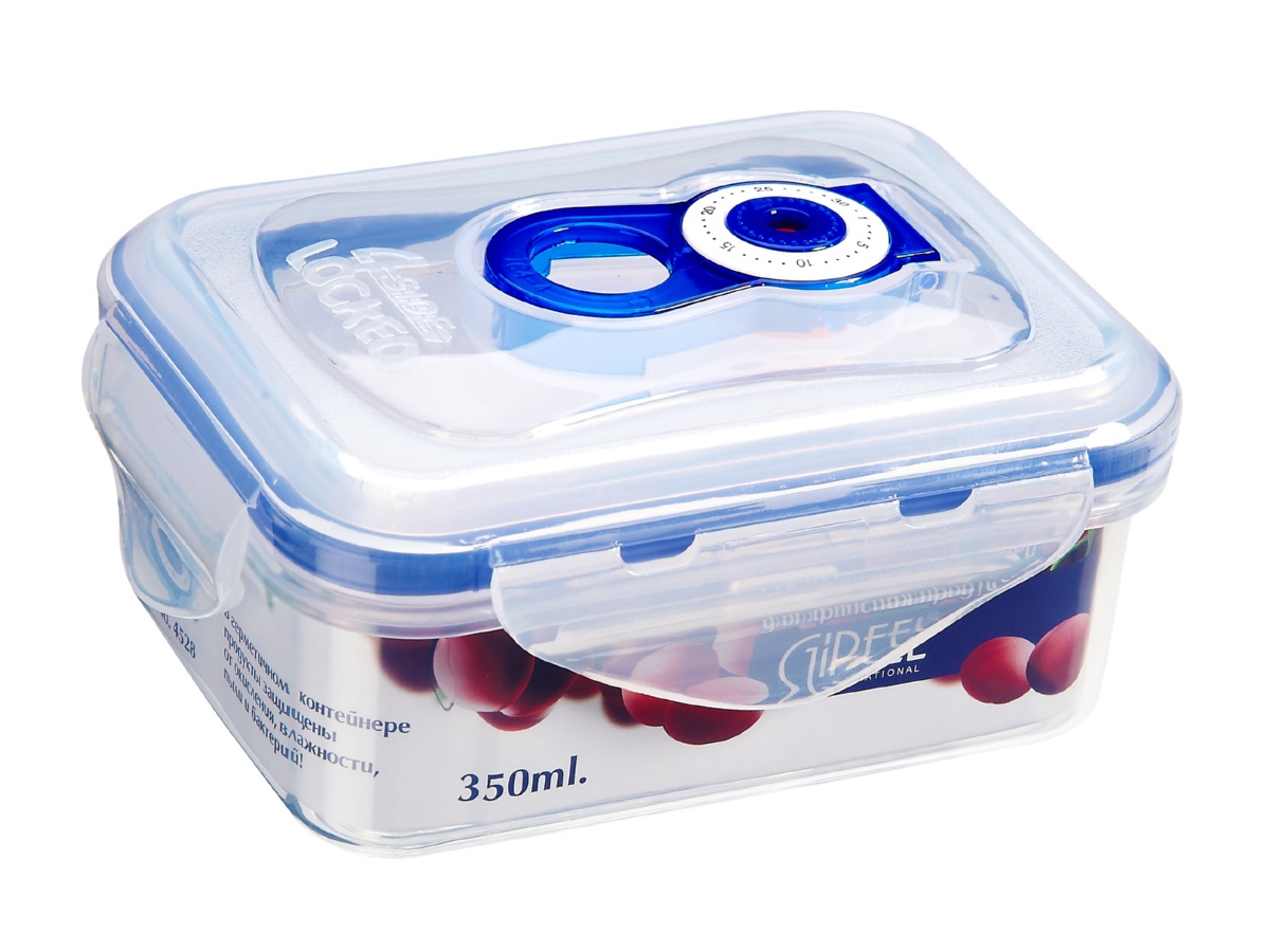 

Вакуумный контейнер Gipfel 4528 0,35 л, Синий;прозрачный