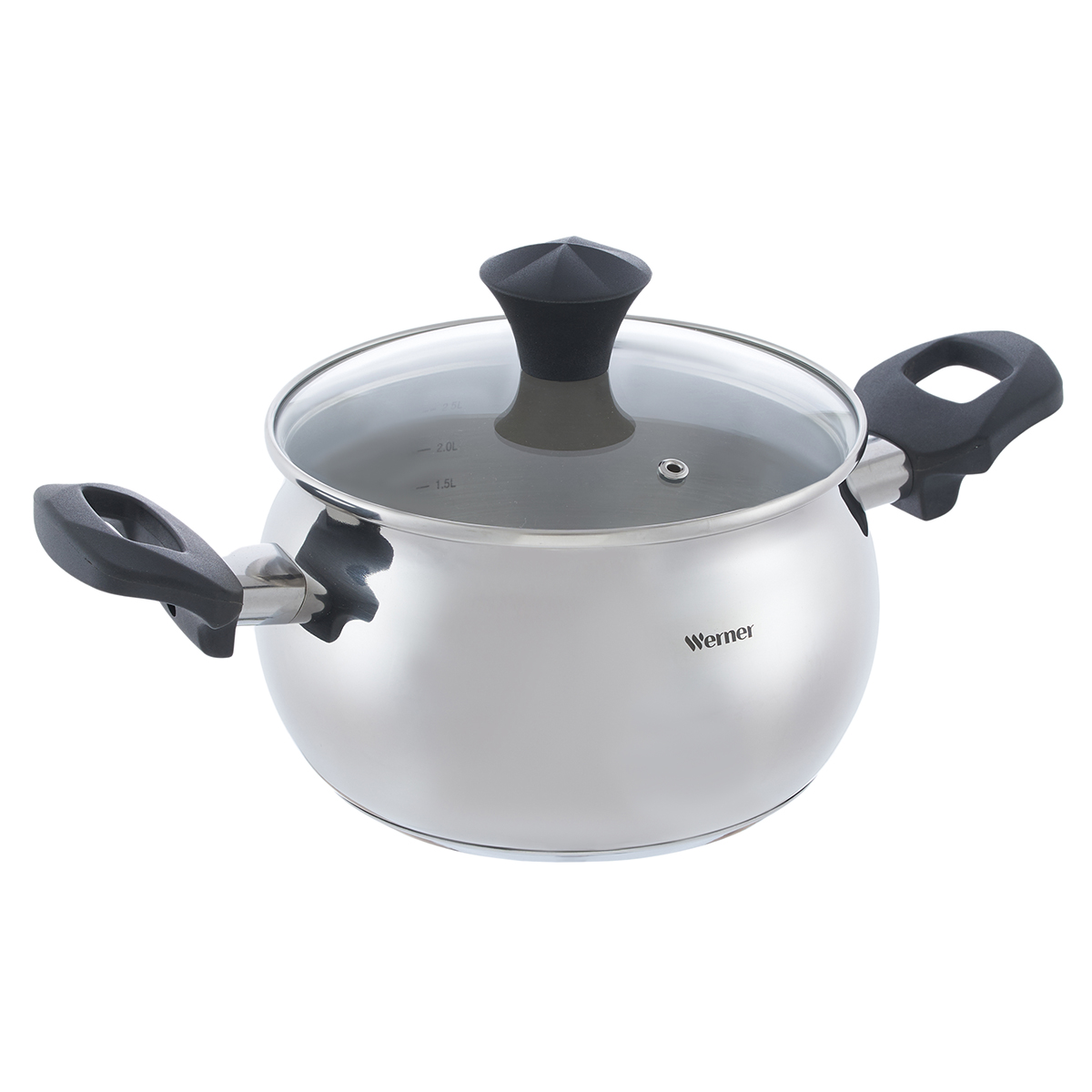 Кастрюля из нержавеющей стали Werner Vescona 52559 2,8 л/18 см