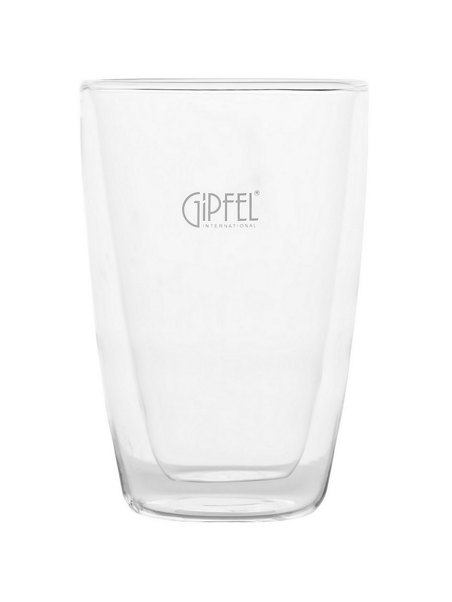 картинка 7147 GIPFEL Стакан стеклянный с двойными стенками 450мл. Материал: боросиликатное стекло от магазина Gipfel