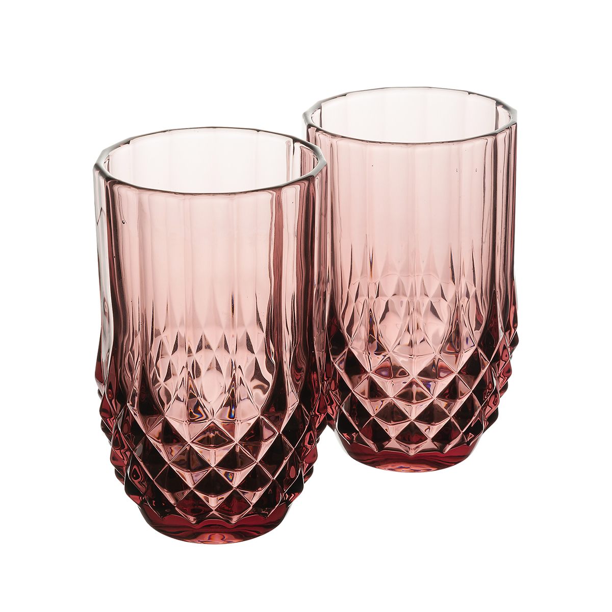 Набор стаканов GIPFEL RUBY 51181 2шт, цвет малиновый