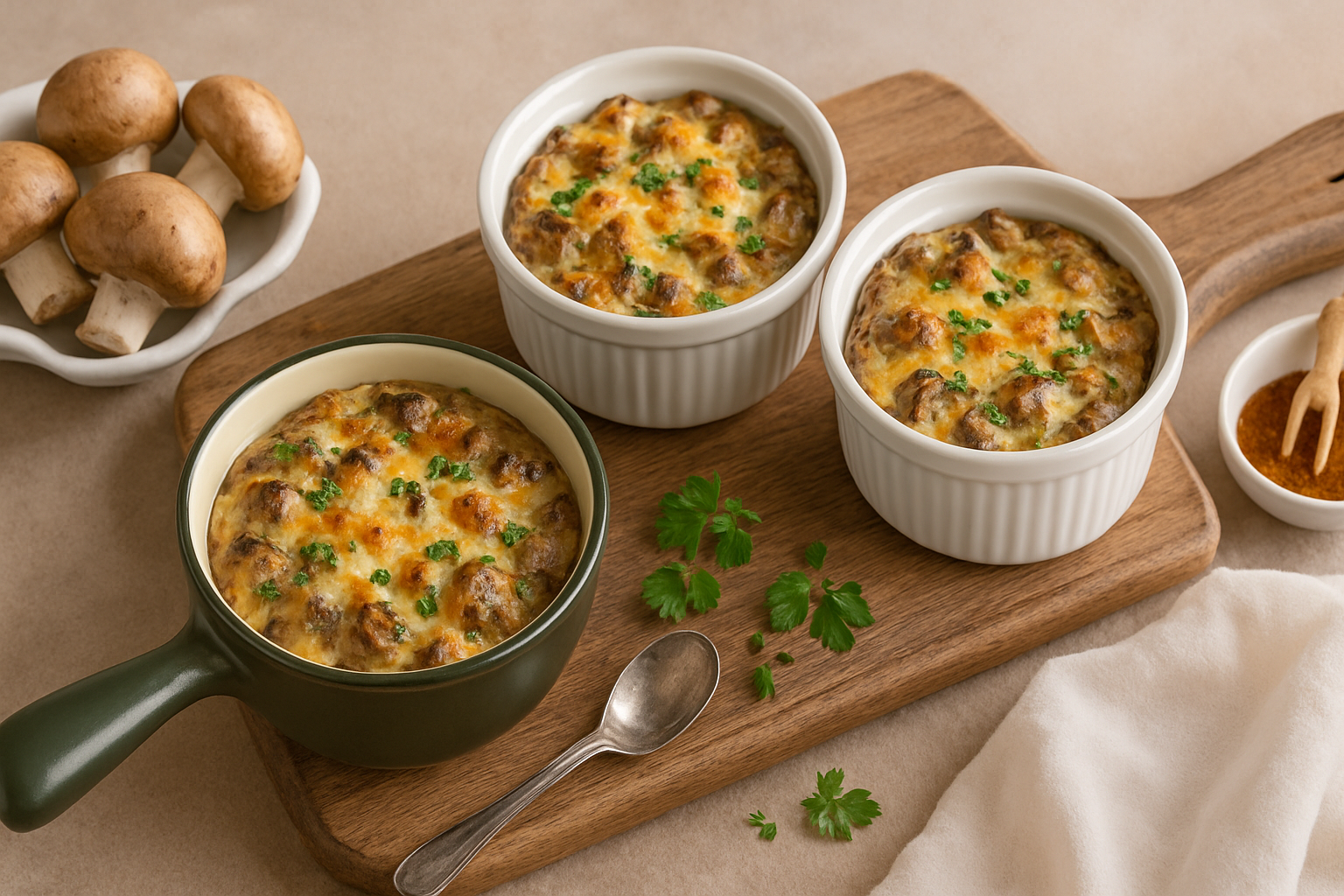 Порционная посуда для праздника: кокотницы, формы, креманки