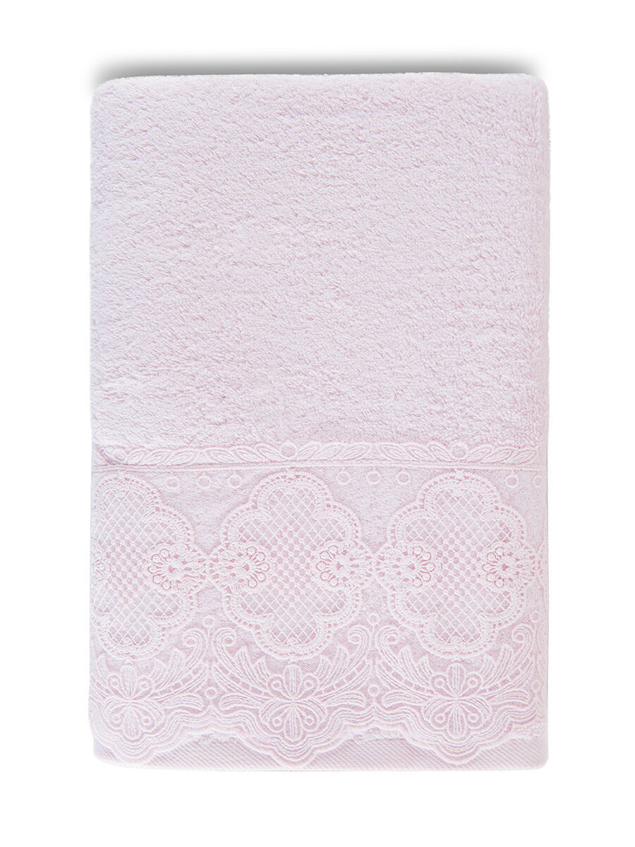 Махровое полотенце 70x140 см Gipfel Merletto 47117, цвет розовый
