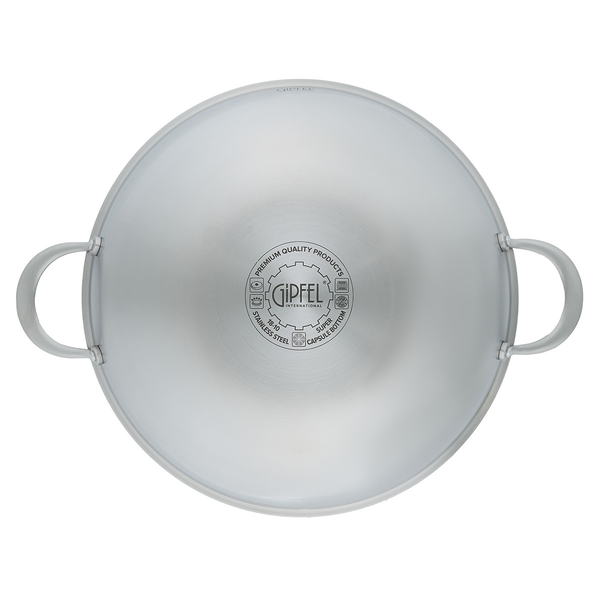 Вок из нержавеющей стали Gipfel Welmar 52767 32 см/5 л фото