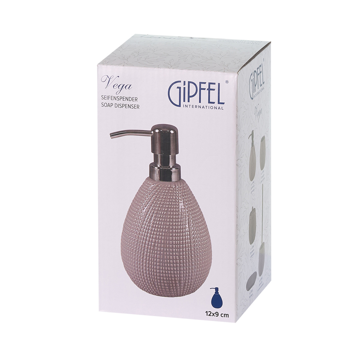 Диспенсер для мыла Gipfel Vega 43444 12x9 см фото
