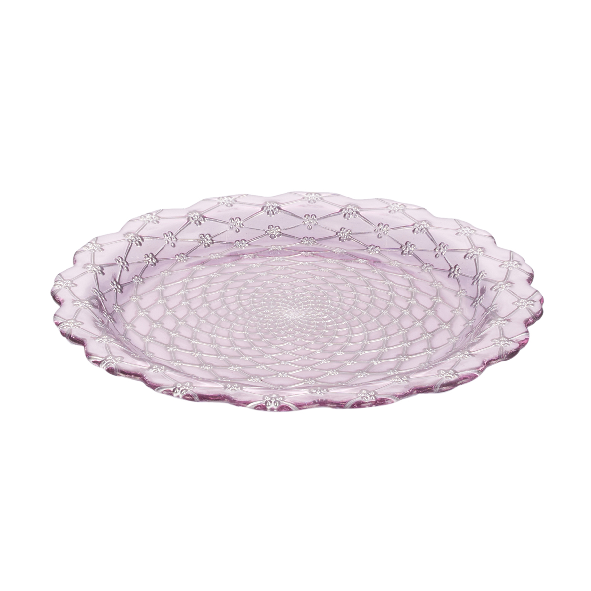 Тарелка десертная GIPFEL FLEURETTE 41416 21 см, цвет розовый - фото 1