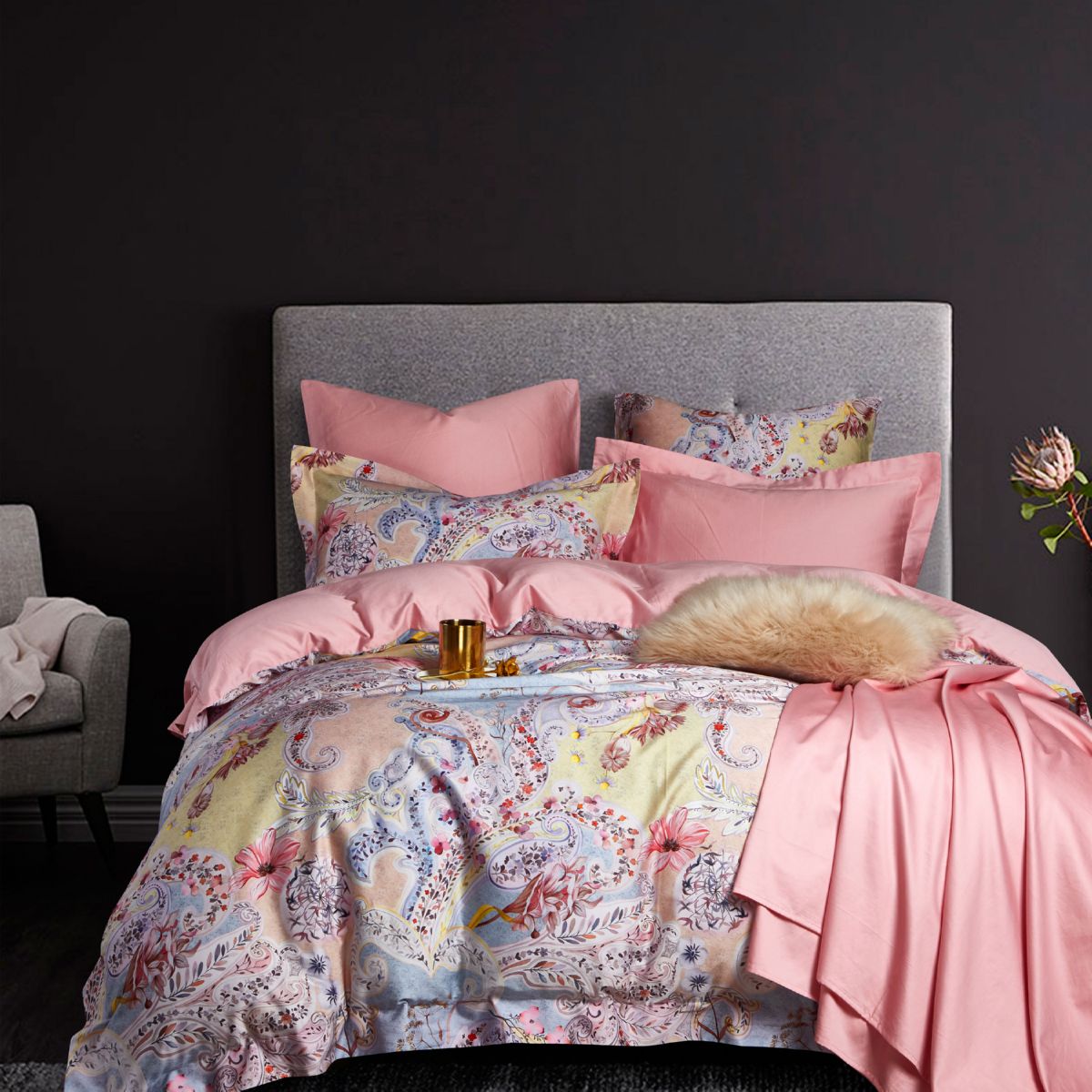 Комплект постельного белья Gipfel Aurora 49045, цвет разноцветный