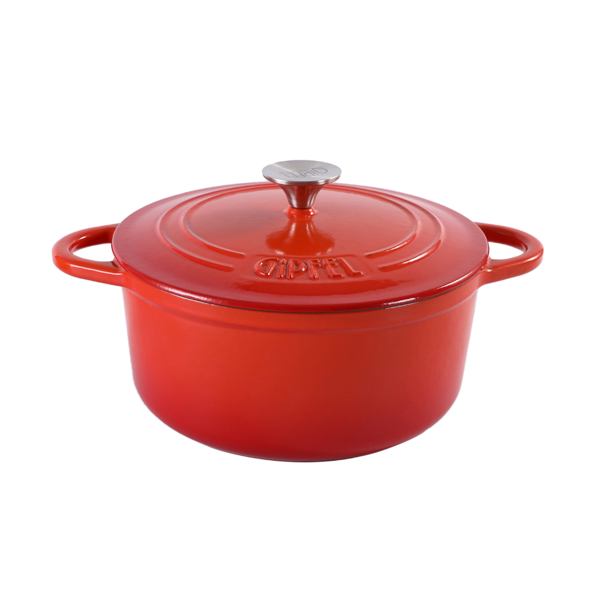 Кастрюля из чугуна Gipfel Majolica Flame 52847 22х16 см/3 л фото