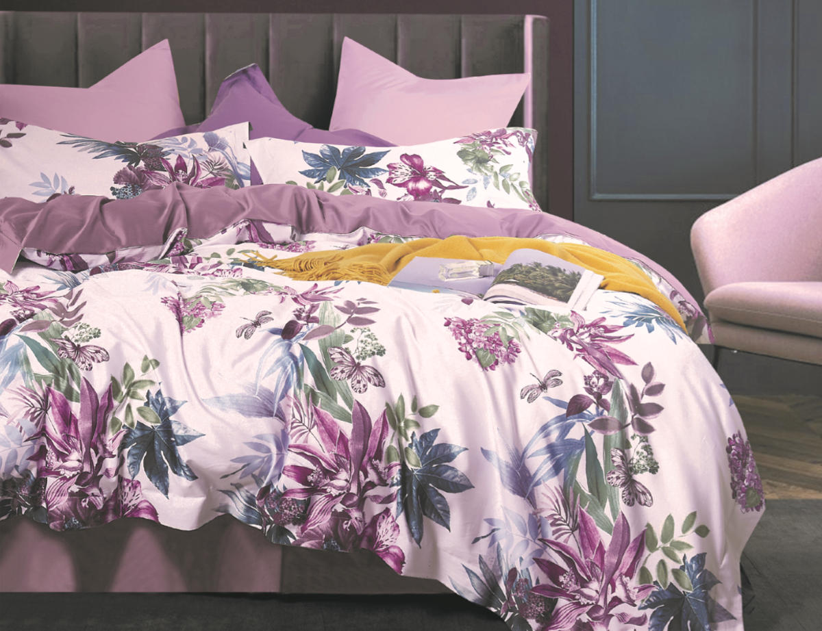 Комплект постельного белья Gipfel Tropico 49021, цвет лиловый