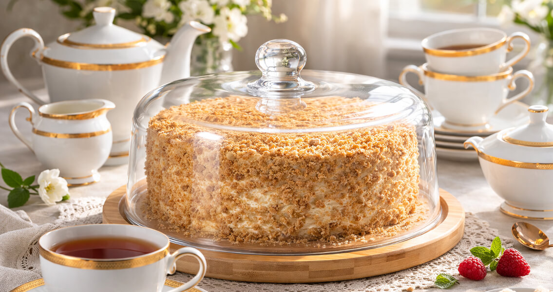 Торт «Сметанник» классический