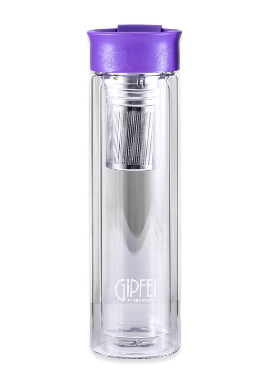 Бутылка для воды Gipfel Martino 8345 0,35 л, цвет фиолетовый