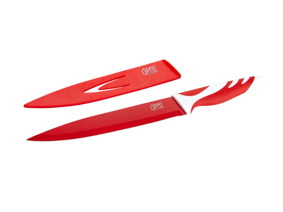 Нож для мяса Gipfel Rainbow 6780, цвет красный - фото 1