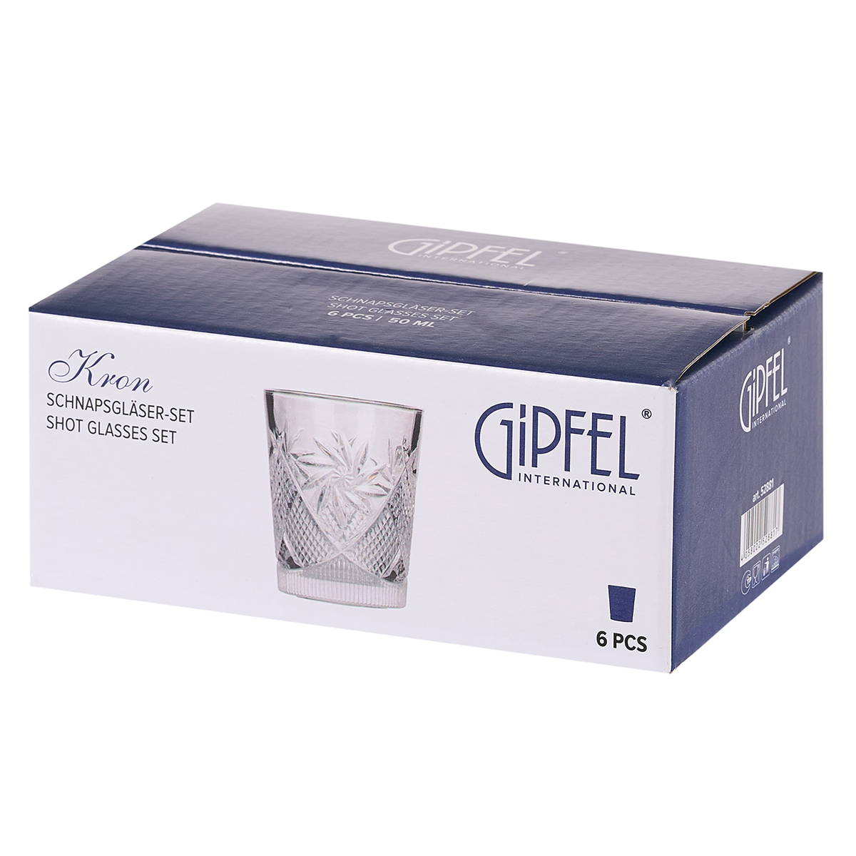 Набор стопок для водки Gipfel Kron 52881 50 мл 6 предметов фото