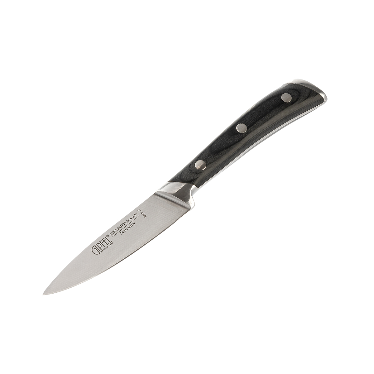 Нож для овощей Gipfel Laffi Black 9932, цвет чёрное дерево