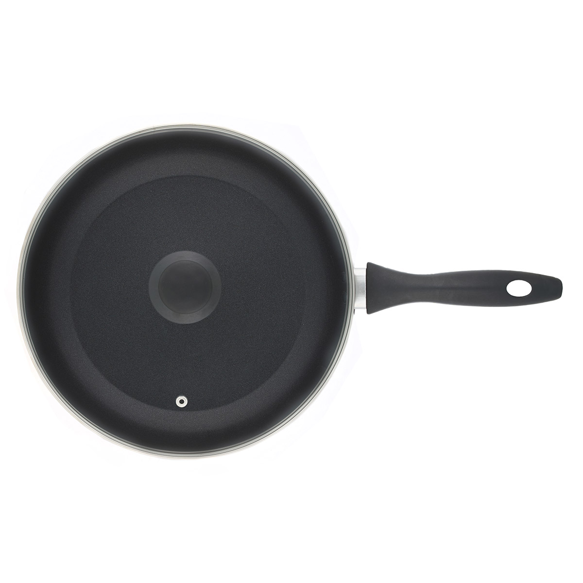 Сковорода алюминиевая с крышкой Maestri Irise 80016 28 см фото