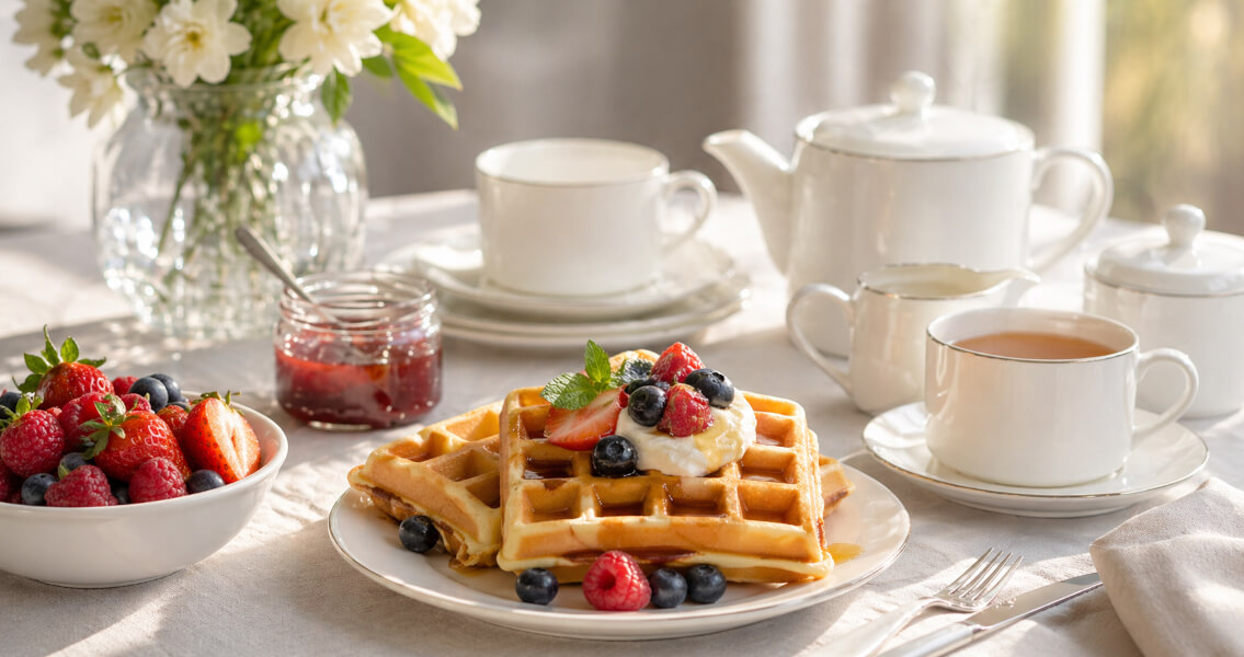 Венские вафли рецепт на молоке