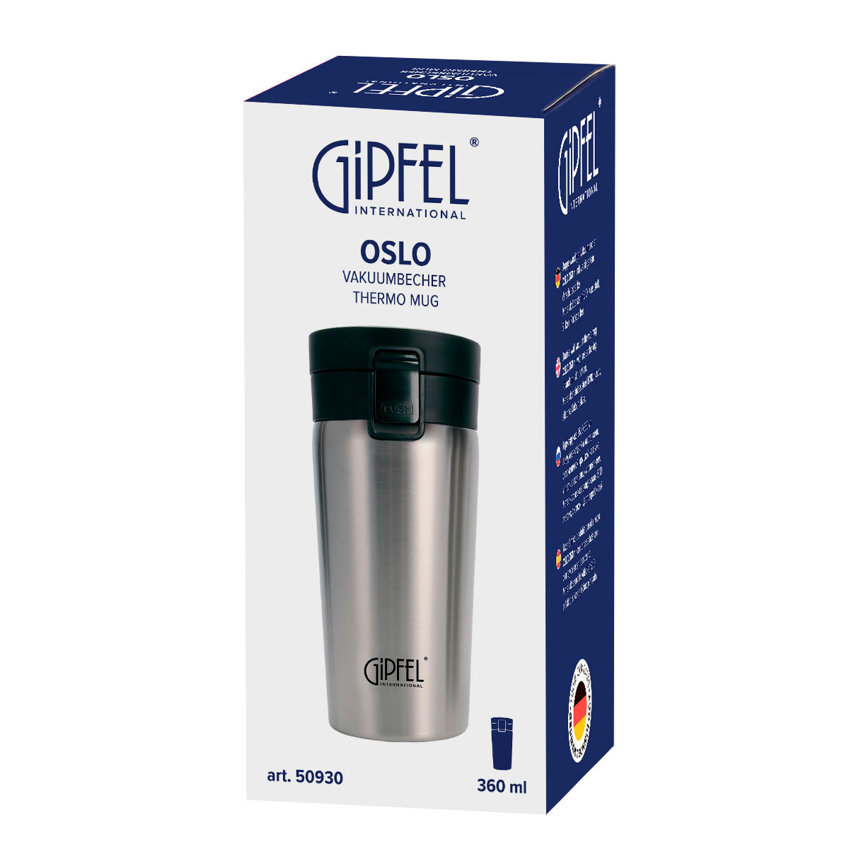 Термокружка вакуумная Gipfel Oslo 50930 360 мл фото
