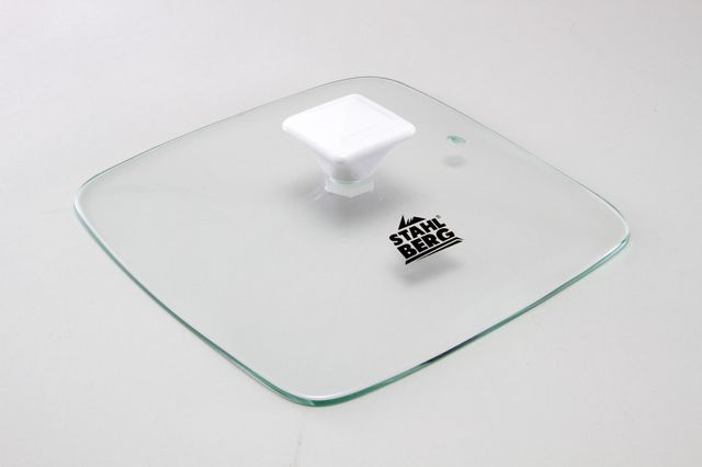 Крышка стеклянная для мармита Stahlberg 5838-S, цвет прозрачный - фото 1