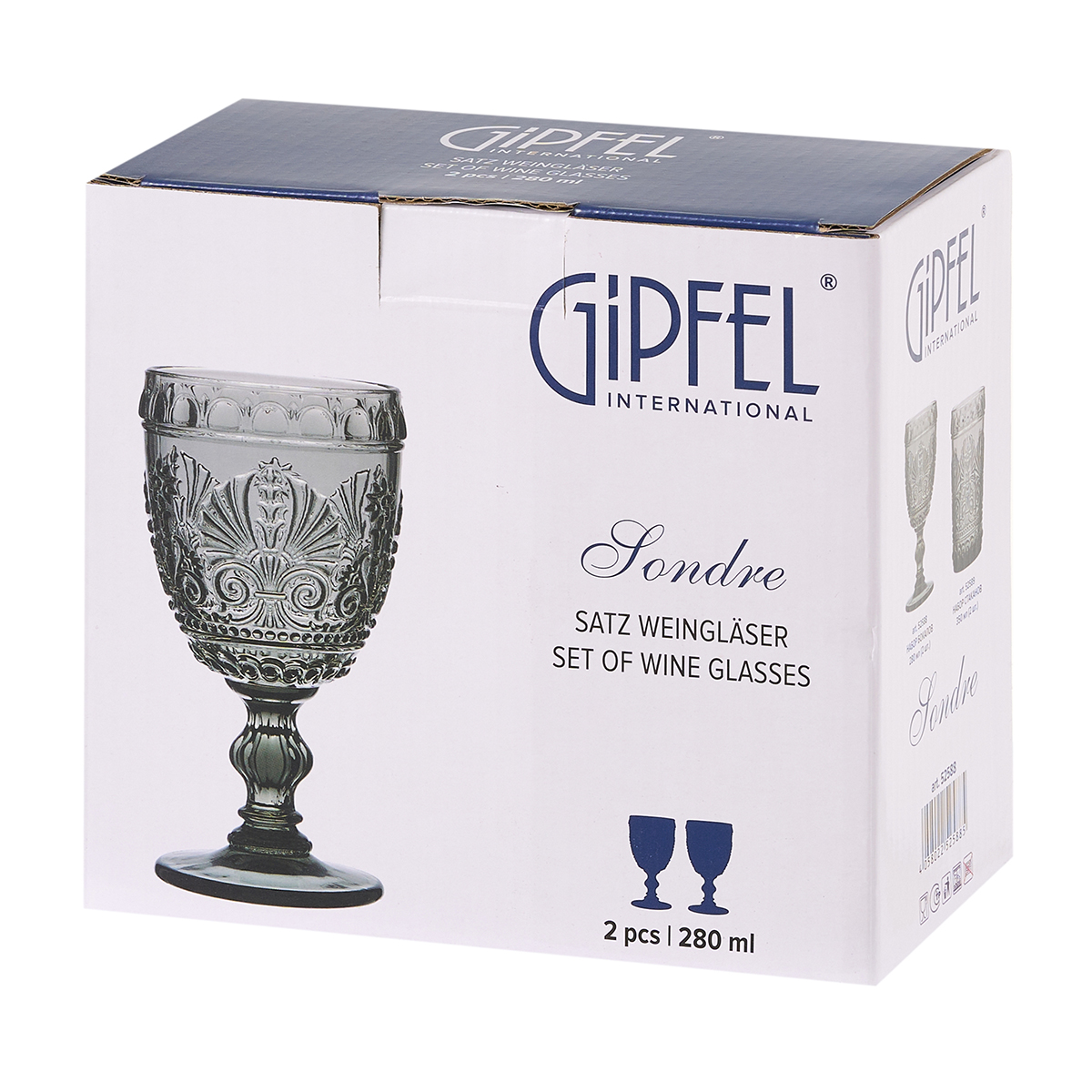 Набор бокалов Gipfel Sondre 52588 280 мл 2 предмета фото