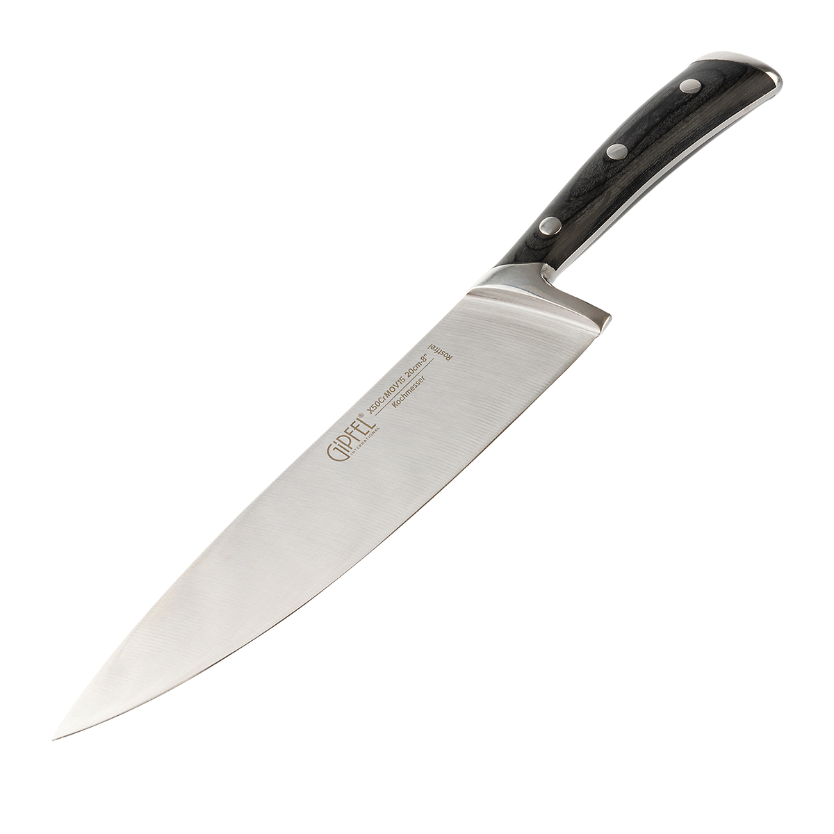 Поварской нож Gipfel Laffi Black 9927, цвет чёрное дерево