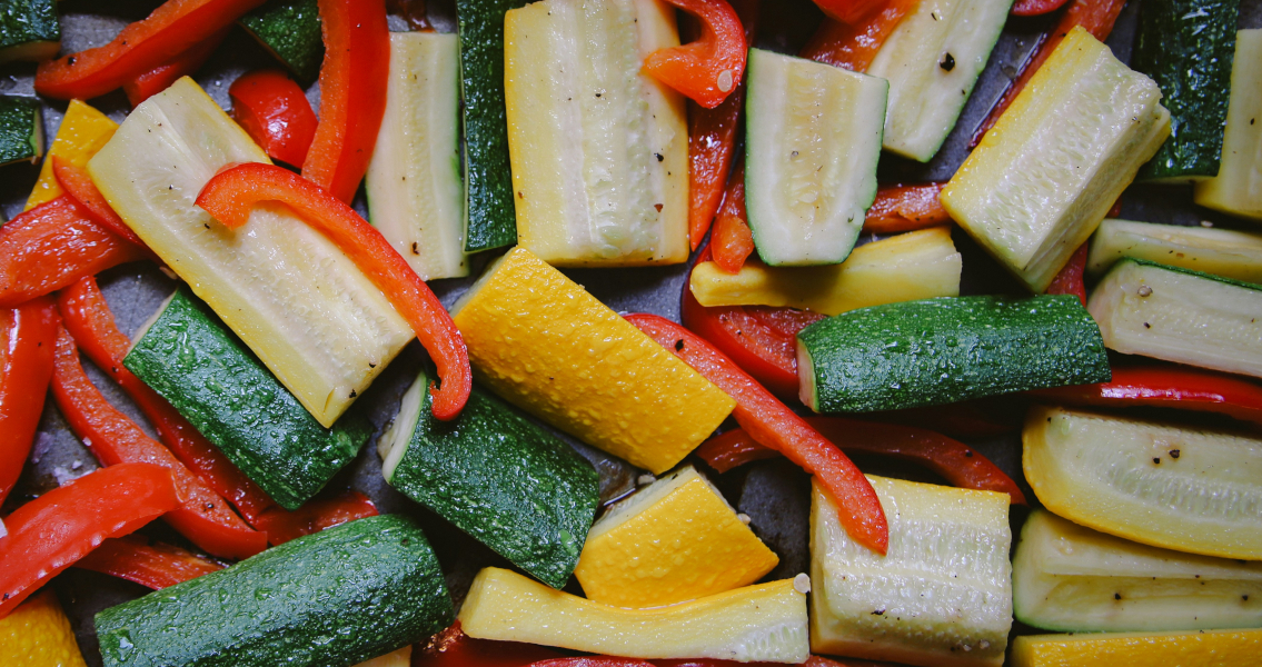 Овощи в духовке запеченные крупными кусками рецепт