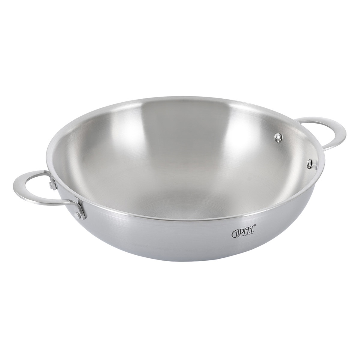 Вок из нержавеющей стали Gipfel Welmar 52767 32 см/5 л фото