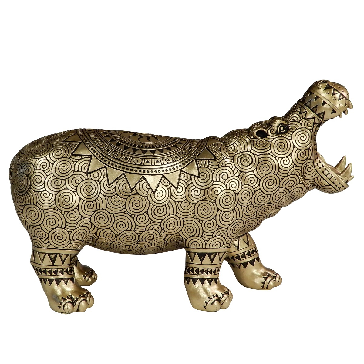 Статуэтка Gipfel Golden Hippo 43585 фото