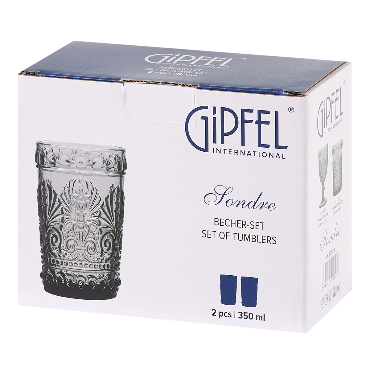 Набор стаканов Gipfel Sondre 52589 350 мл 2 предмета фото