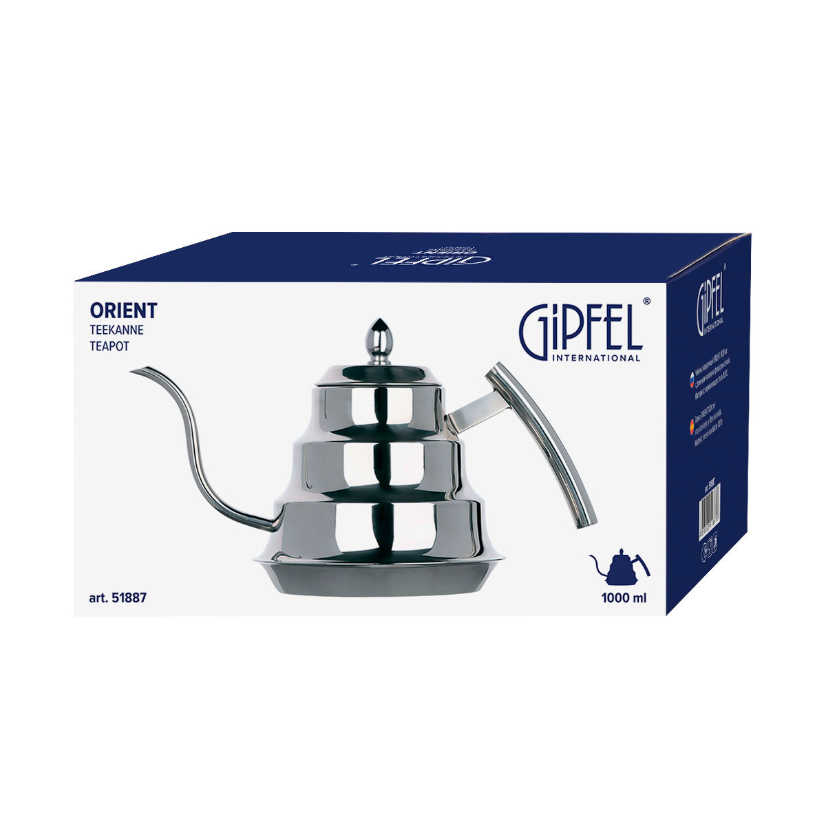 Заварочный чайник Gipfel Orient 51887 1000 мл фото