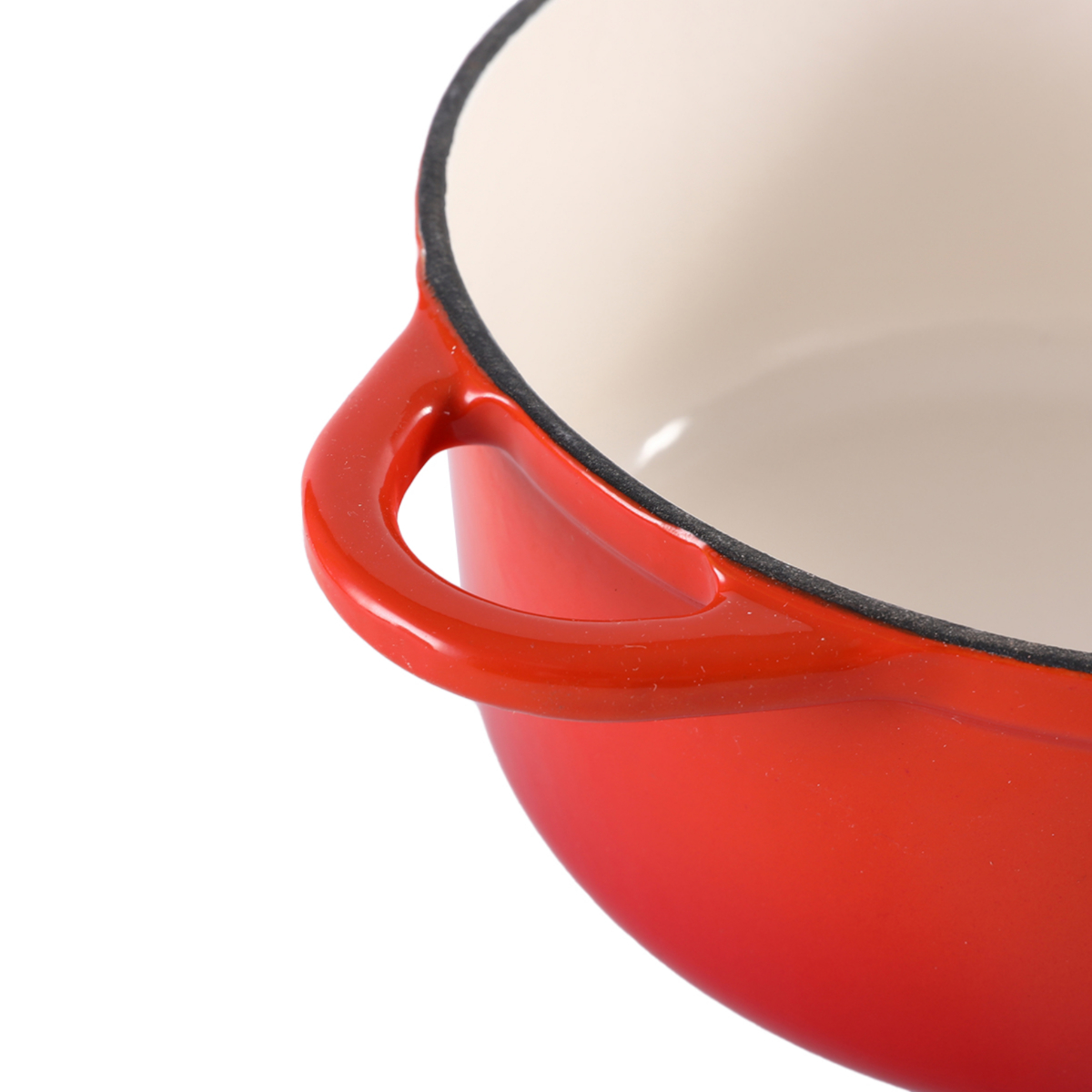 Кастрюля из чугуна Gipfel Majolica Flame 52848 24х17 см/4,3 л фото