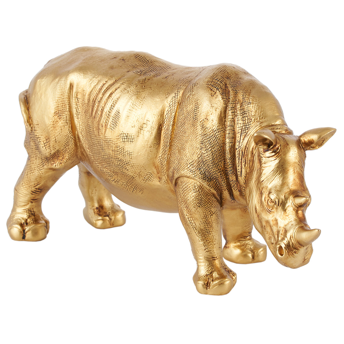 Статуэтка Gipfel Golden Rhinoceros 43074 фигурка статуэтка из гипса денежный безликий