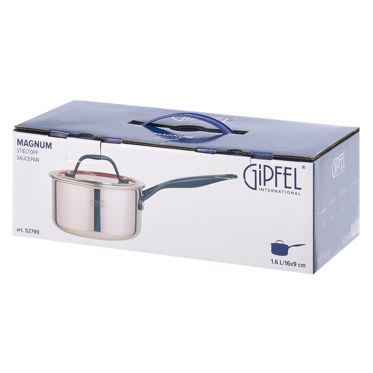 Ковш из нержавеющей стали Gipfel Magnum 52790 16 см/1,6 л фото