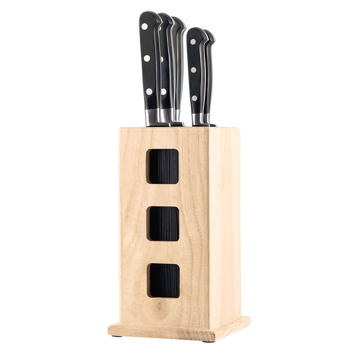 Набор кухонных ножей Gipfel 8464, цвет черный