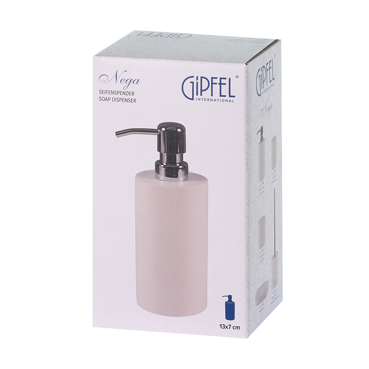 Диспенсер для мыла Gipfel Nega 43449 13x7 см фото