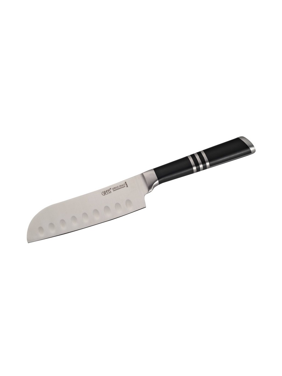 Нож сантоку Gipfel Stillo 6672, цвет черный - фото 1