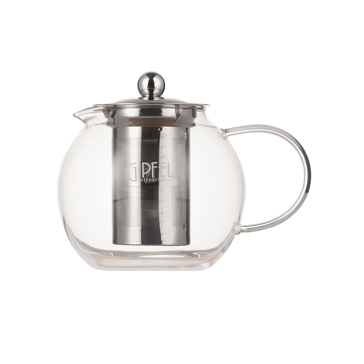 картинка 8554 GIPFEL Стеклянный заварочный чайник с фильтром Lavida 1000мл от магазина Gipfel