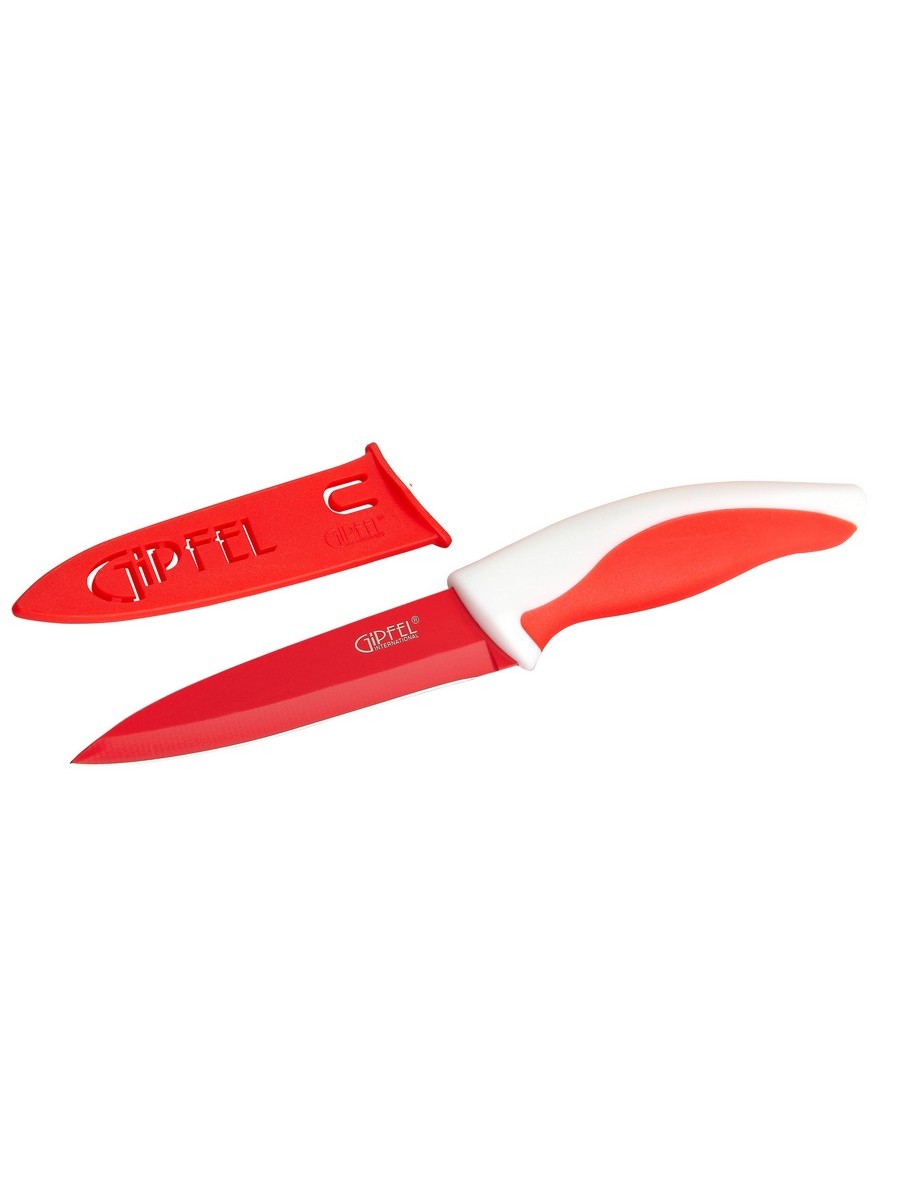 Нож для овощей Gipfel Picnic 6797, цвет красный - фото 1