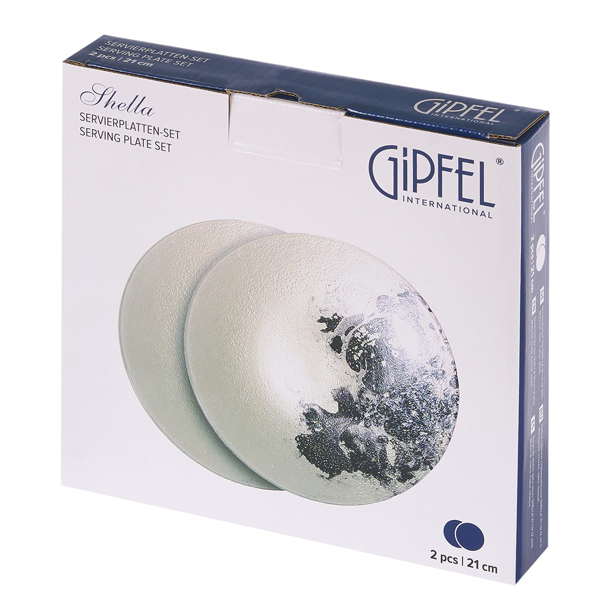 Набор тарелок сервировочных Gipfel Shella 52899 21 см 2 предмета фото