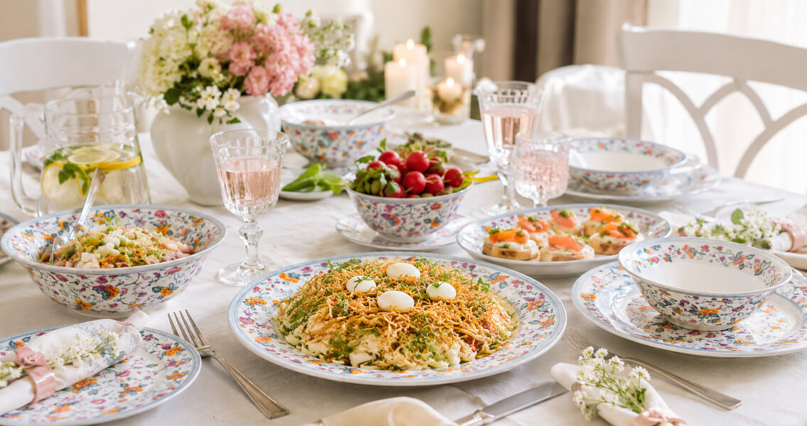 Салат «Гнездо глухаря» с курицей и хрустящим картофелем