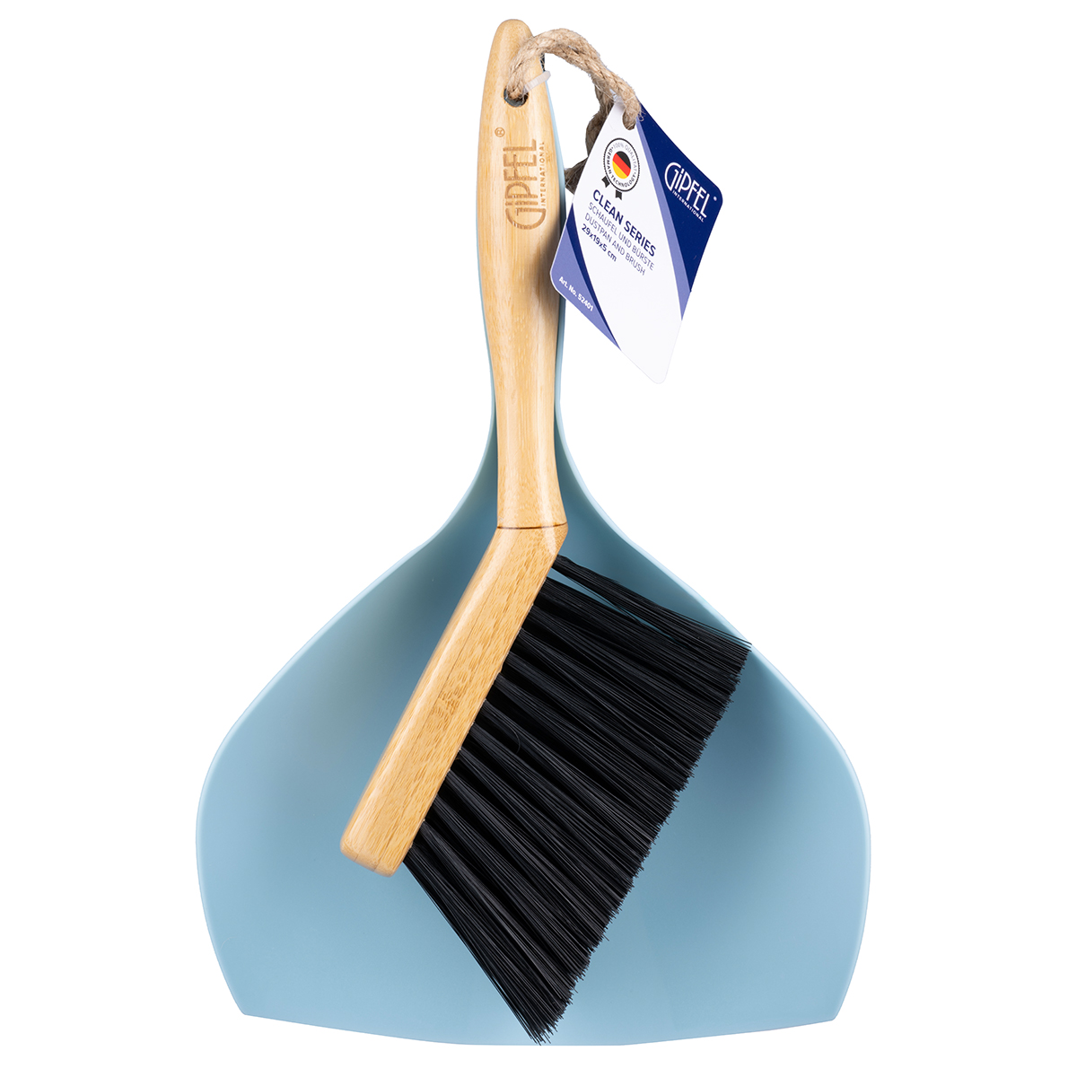 Набор для уборки совок и щетка Gipfel Clean Series 52401, цвет голубой