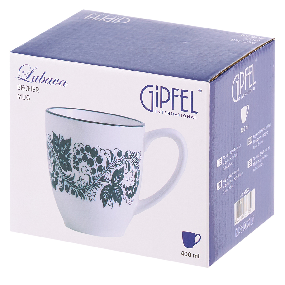 Кружка Gipfel Lubava 52860 400 мл фото