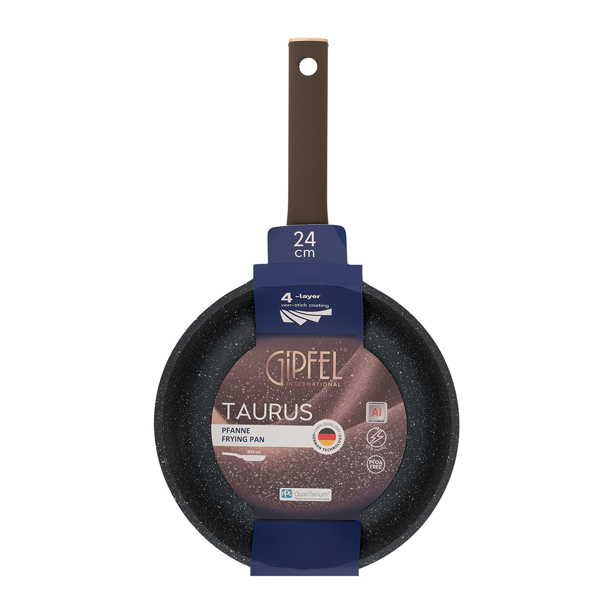 Алюминиевая сковорода Gipfel Taurus 52664 24 см фото