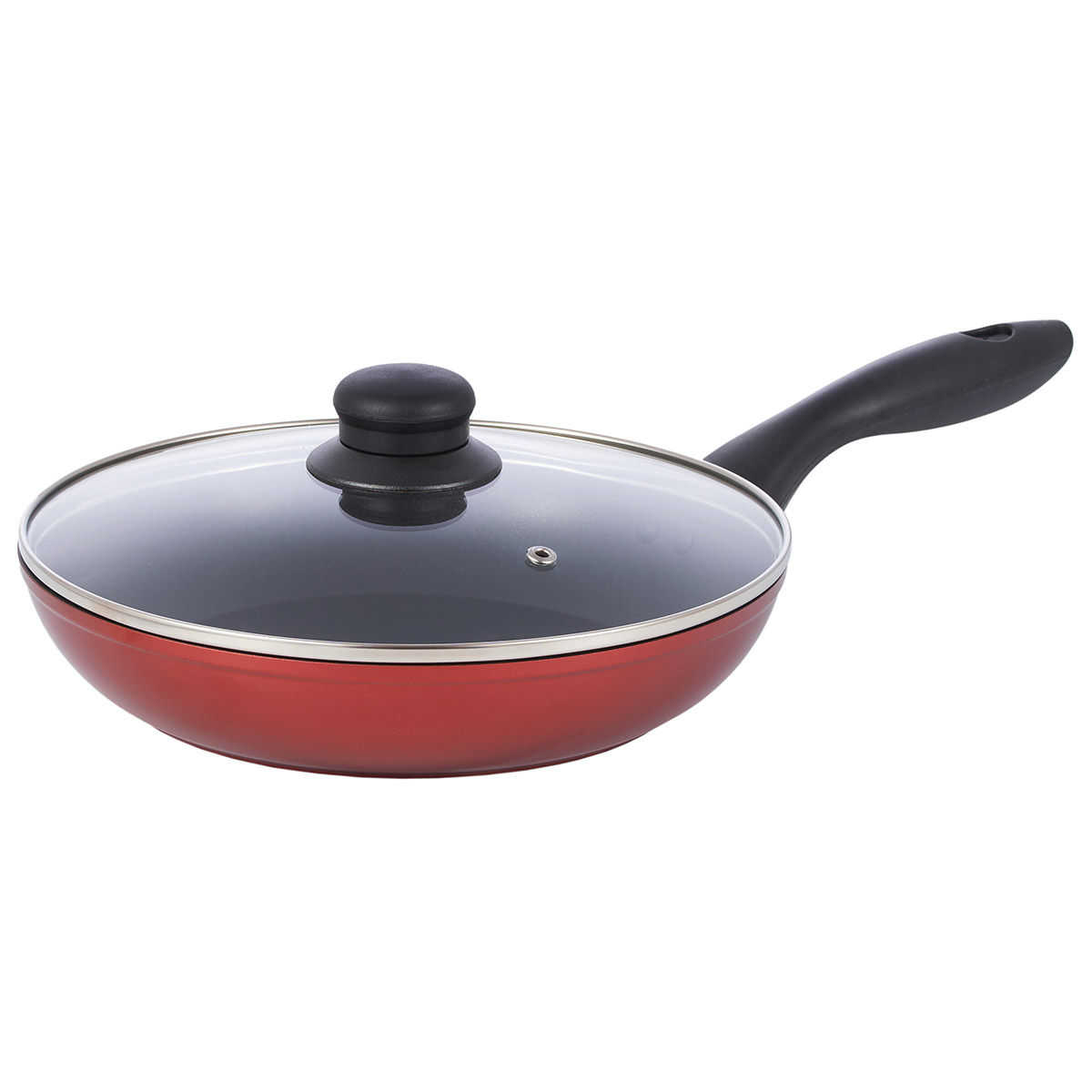 Сковорода алюминиевая с крышкой Maestri Irise 80015 24 см фото