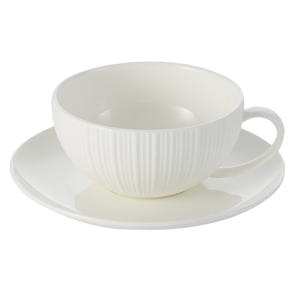 Чайная пара Gipfel Elegia 43467 чашка 120 мл, блюдце 15 см