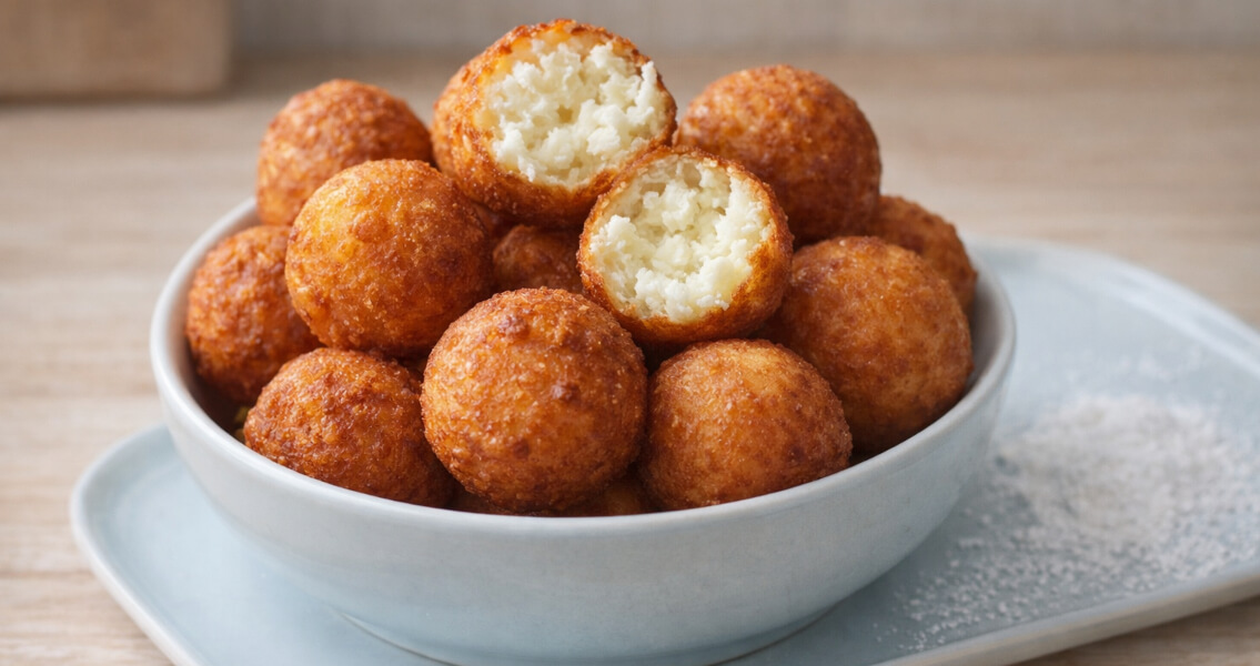 Восхитительный десерт - творожные шарики (колобки)