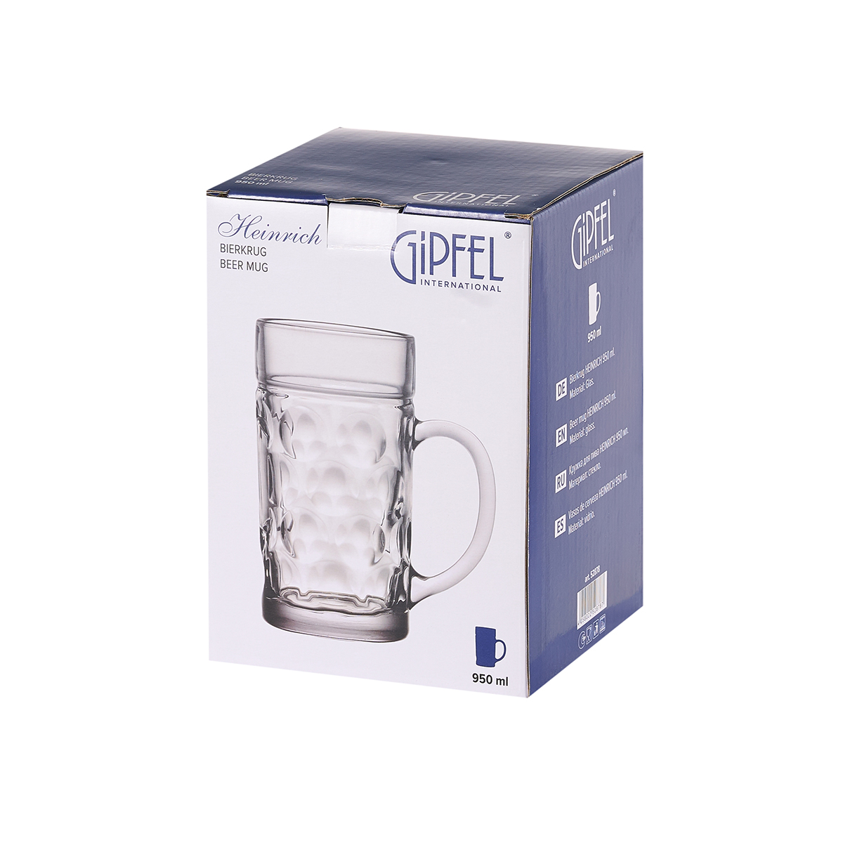 Кружка для пива Gipfel Heinrich 52878 950 мл фото