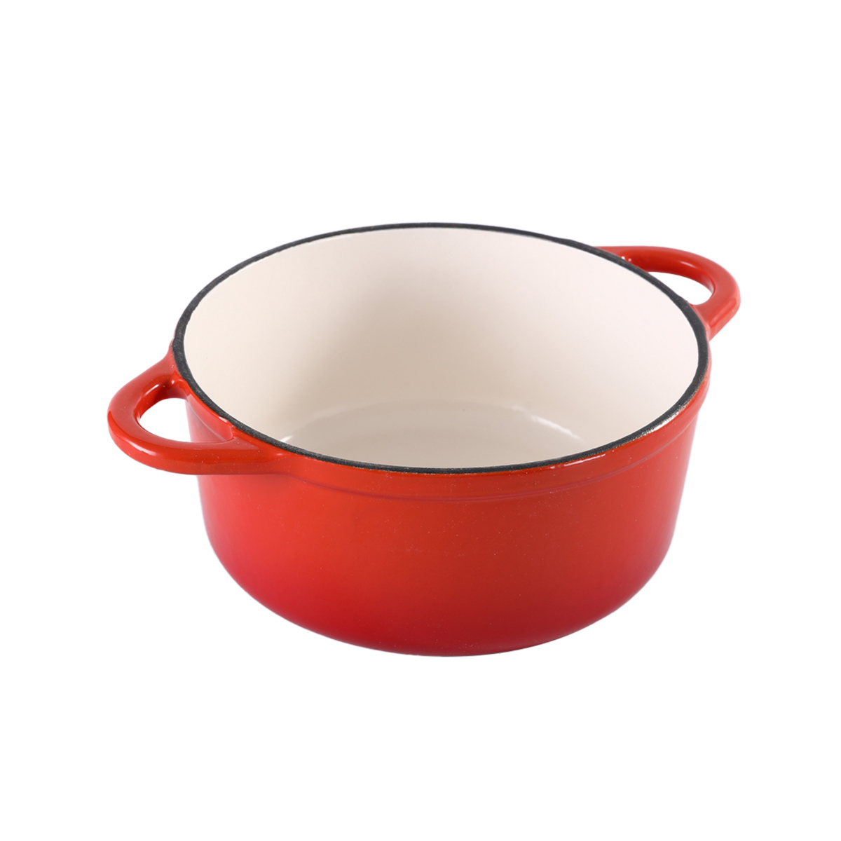 Кастрюля из чугуна Gipfel Majolica Flame 52847 22х16 см/3 л фото