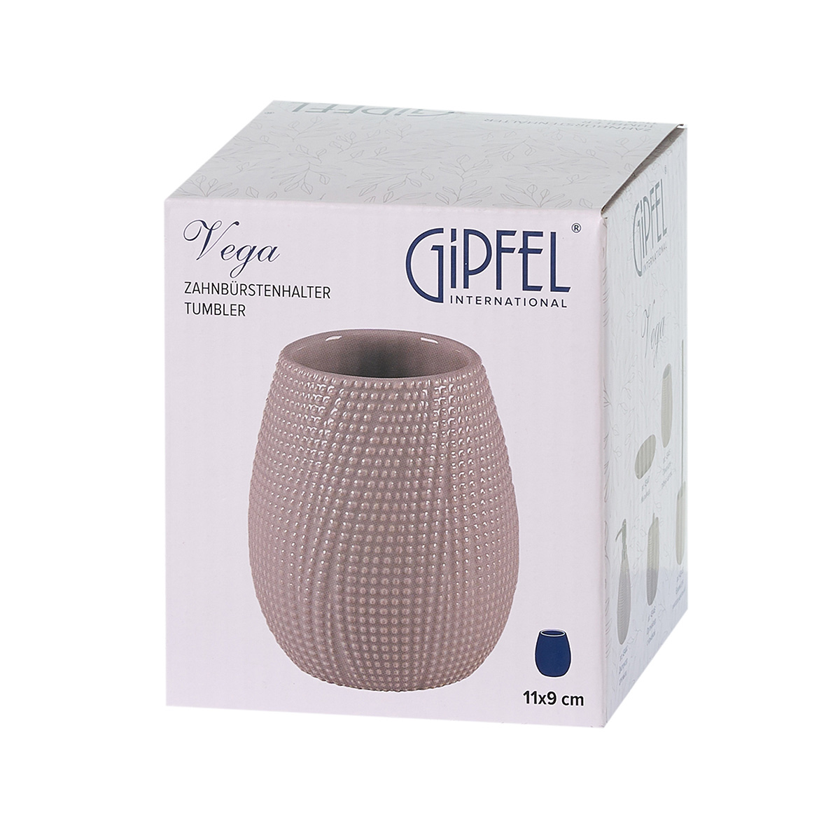 Стакан для зубных щеток Gipfel Vega 43445 11x9 см фото