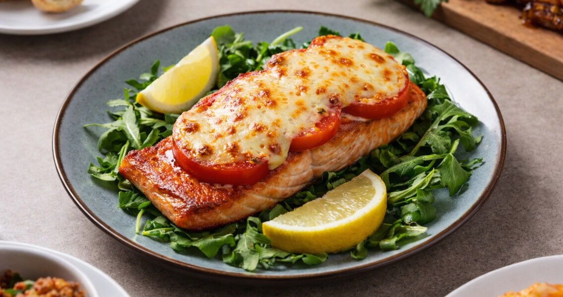 Сочная кета под сырной корочкой в духовке