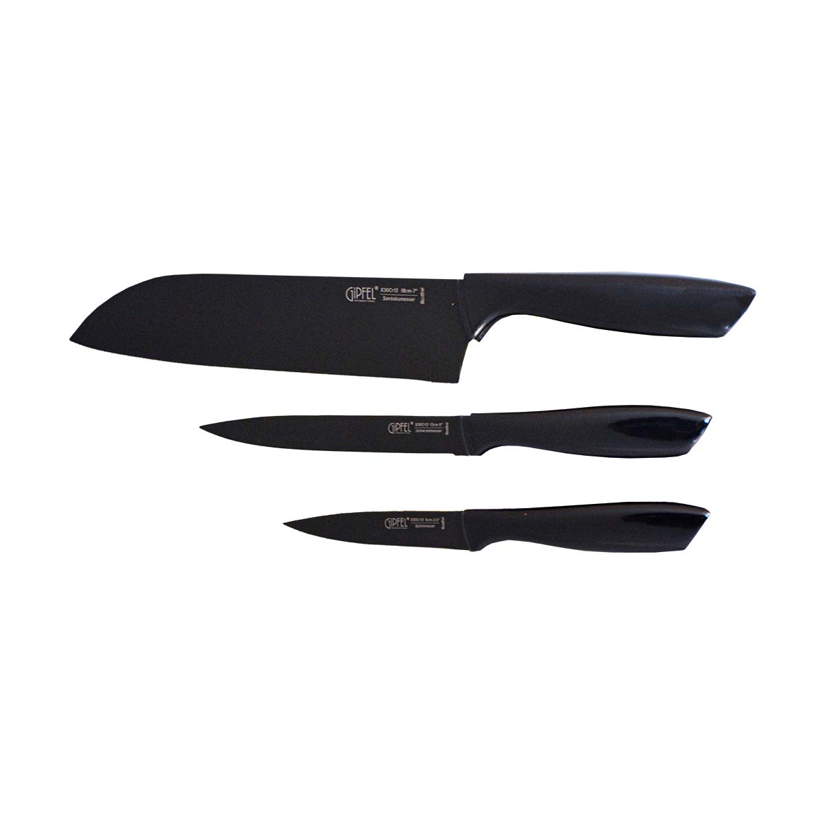 Набор ножей GIPFEL 51086 3пр, цвет черный