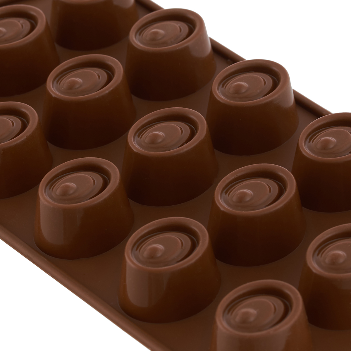 картинка 2131 GIPFEL Форма силиконовая для отливки шоколадных фигур, 21х10см. Цвет: коричневый от магазина Gipfel